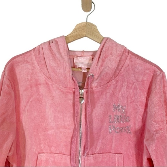Dolls Kill My Little Pony Juicy Couture Style Verlour Track Jacket Size XL - Picture 3 of 10